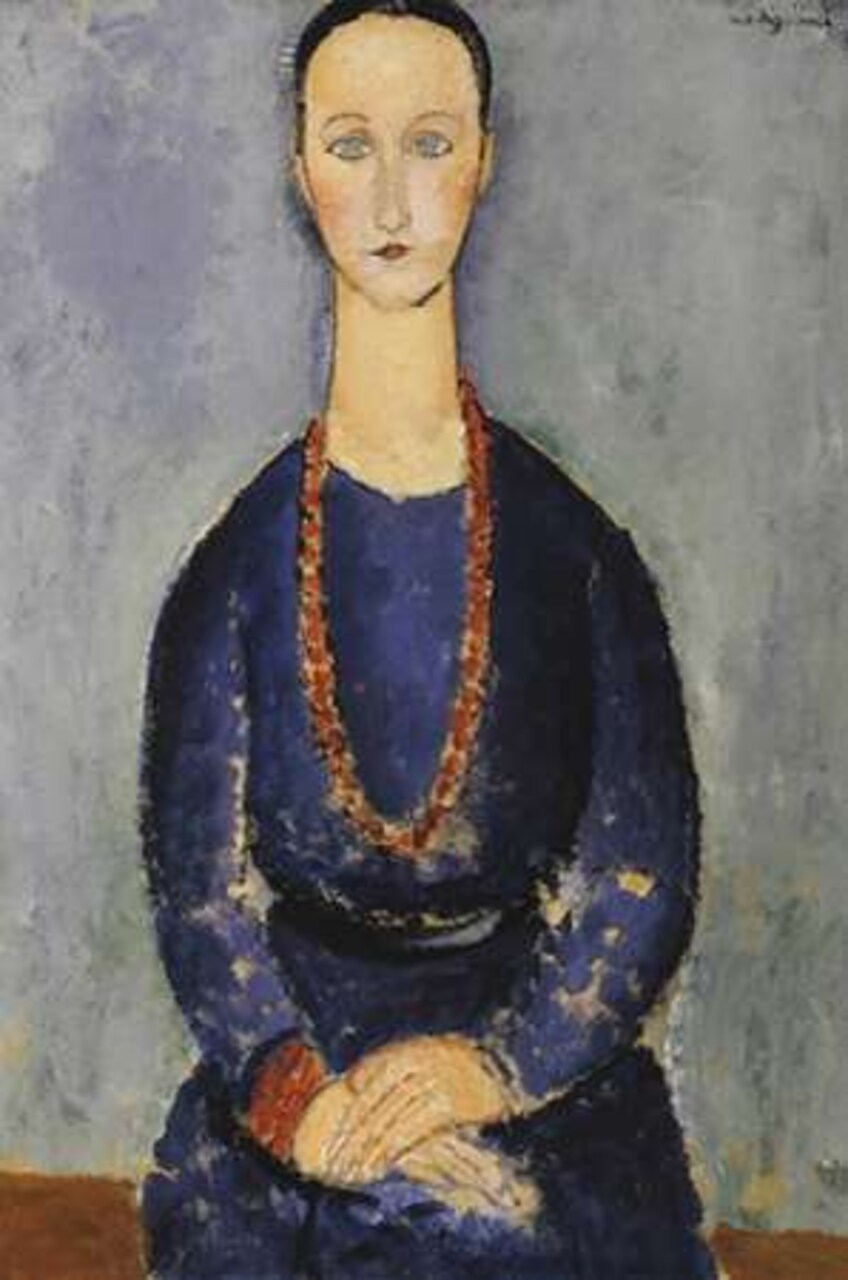 Woman With Red Necklace Poster Print by Amedeo Modigliani - Item # VARPDX373742